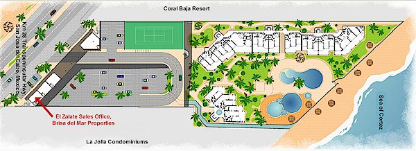 Maps of the El Zalate Condominium Community